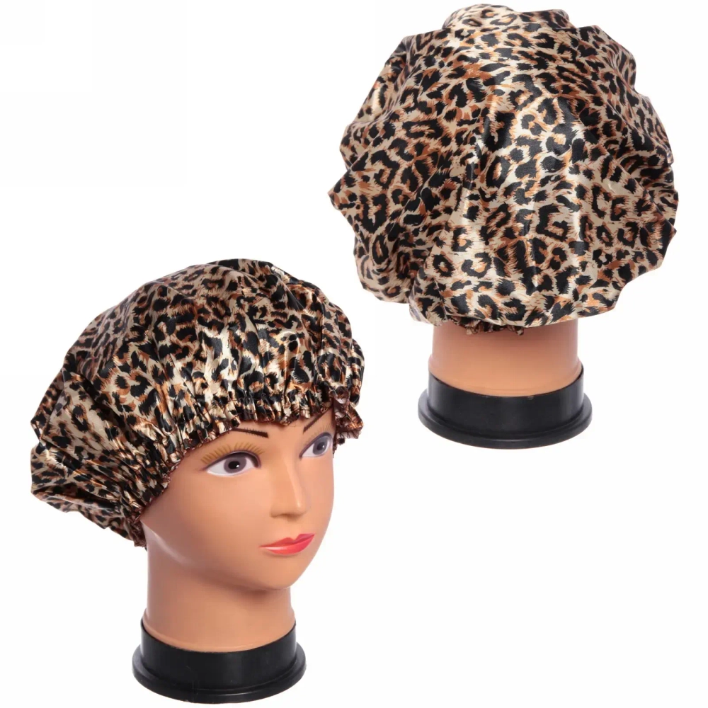 Шапочка для душа «Ultramarine - Сафари», d-26см (двухслойная, с мягкой резинкой)