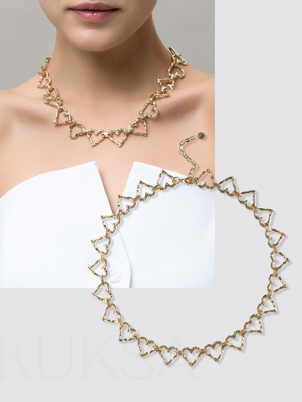 Колье "Wood Love" Gold