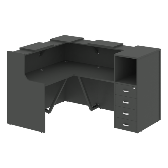 Onix Ресепшн O.R-K-26 Антрацит 1973*1568*1187