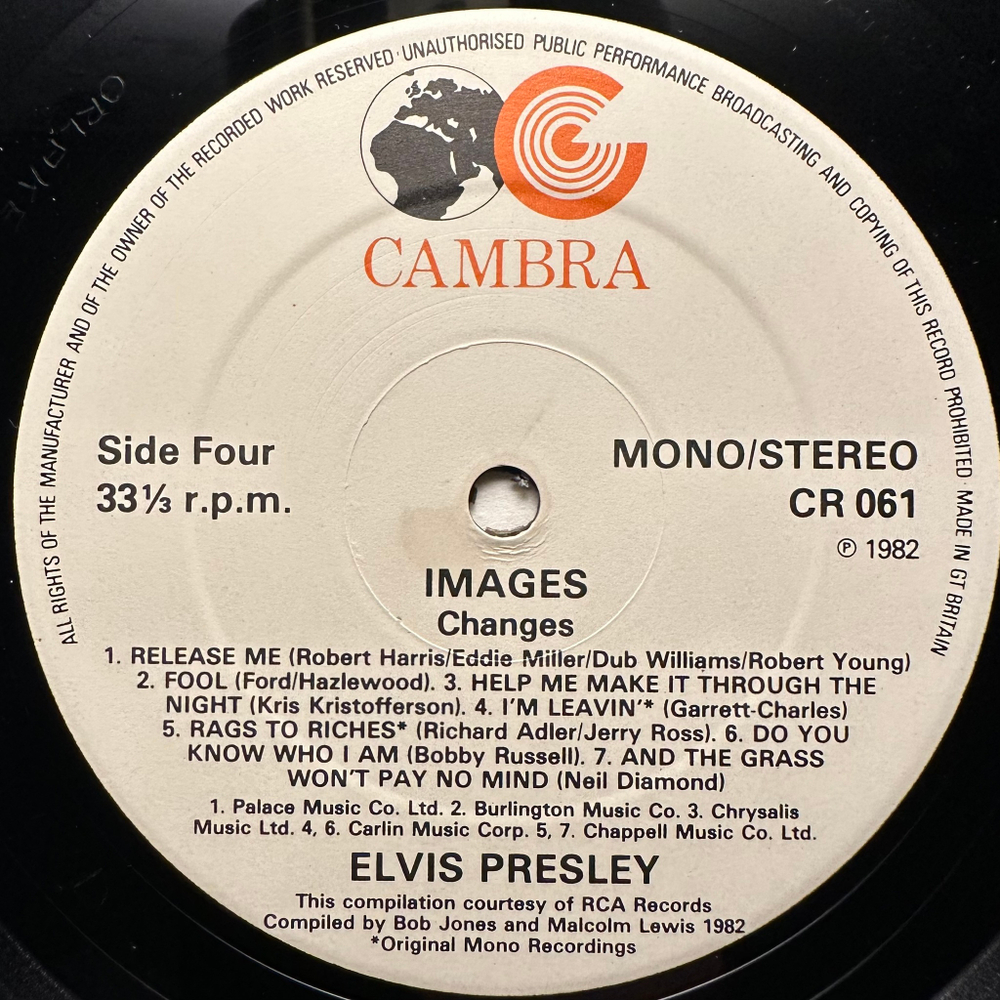 Elvis Presley - Elvis Images 2LP (Англия 1982г.)