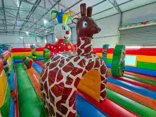 Коммерческий надувной батут «Веселый клоун», 9*6*4,5 м