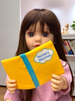 Говорящая интерактивная аниматронная кукла Оля реборн