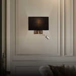 Citiluх Декарт CL704301 Бра с чёрным абажуром и диммером