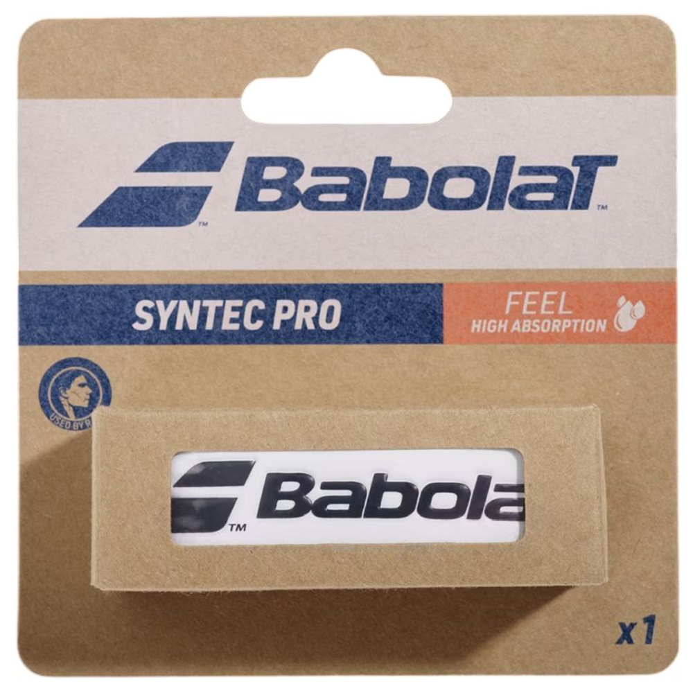 Теннисные намотки базовые Babolat Syntec Pro 1P - белый