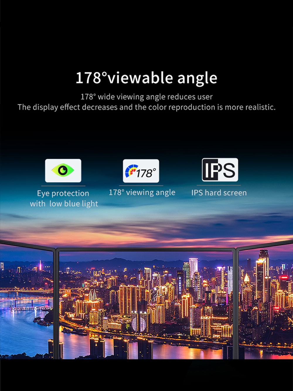 10.5" Портативный монитор VCHANCE RF10 1920x1280, IPS, FHD, 60 Гц