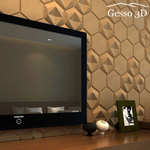 Гипсовая 3D панель Bevel-2