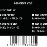 Набор отвёрток VDE Kraftform Plus Серия 100 WERA 05135961001