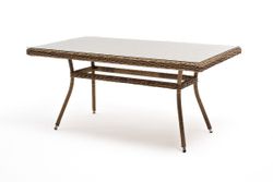 "Латте" обеденная группа плетеная, цвет соломенный