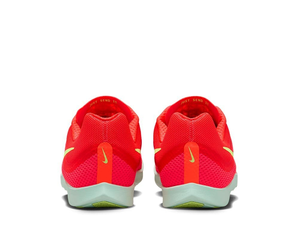 Кроссовки беговые женские Nike Zoom Rival Distance U Красный лайм