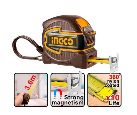 Рулетка INGCO HSMT80832M INDUSTRIAL 8 м х 32 мм