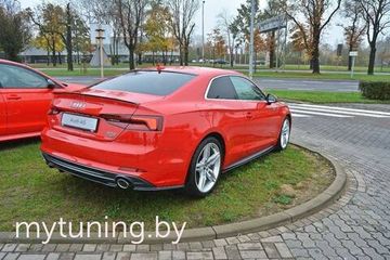 Сплиттеры накладок на пороги для V.1 AUDI S5 / A5 B9 S-Line (16-...)