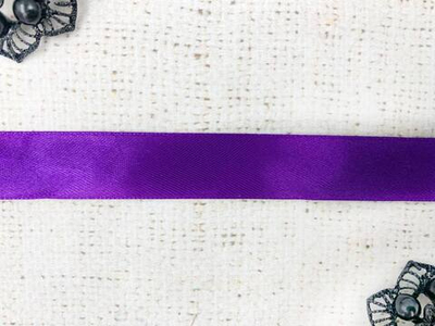 Лента атласная, ш. 2 см, 35 (13) фиолетовый