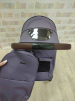 Коляска прогулочная Baballo Future 2024 фиолетовая (белая рама)