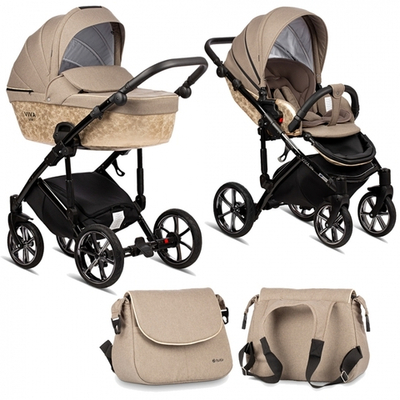 Коляска Tutis 2 в 1 Viva Life Majestic New 2020 №047 Gold (Бежевый)