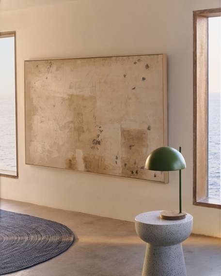 Большая картина Silpa 200x120 см темно-бежевого цвета