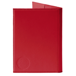 Обложка на паспорт «Bubbles». Цвет красный