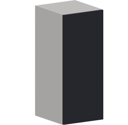 Кухня Модуль ШВ 300 Графит / Индиго