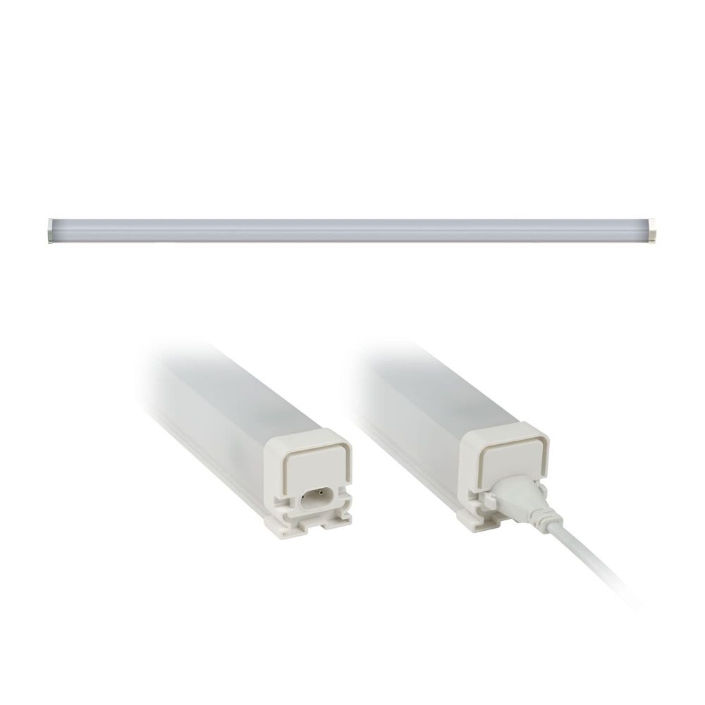 ULO-BL120-18W/NW/K IP54 WHITE Светильник светодиодный накладной, с коннектором. Белый свет. Корпус белый. ТМ Uniel.