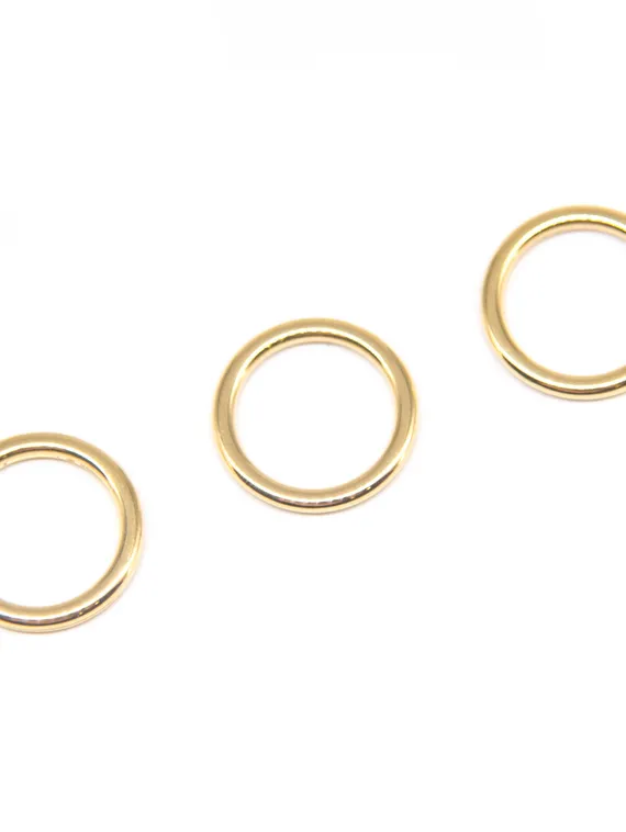 Кольцо Arta-F, 15 мм, металл, золото