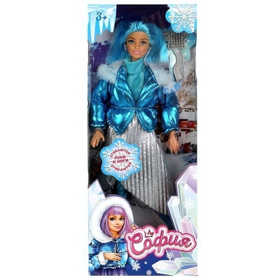 Кукла тип модель София 29см, руки и ноги сгиб, аксесс, 66001-WINT1-S-BB(Карапуз)