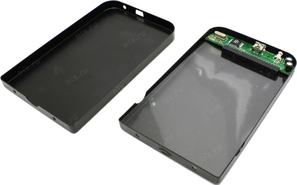 Мобильное шасси AgeStar &lt;IUB201-Black&gt; (EXT BOX для внешнего подключения 2.5" IDE HDD, USB2.0)