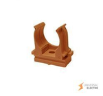 Крепеж-клипса для монтаж, пист, d25 мм (100 шт) оранжевая EKF-Plast
