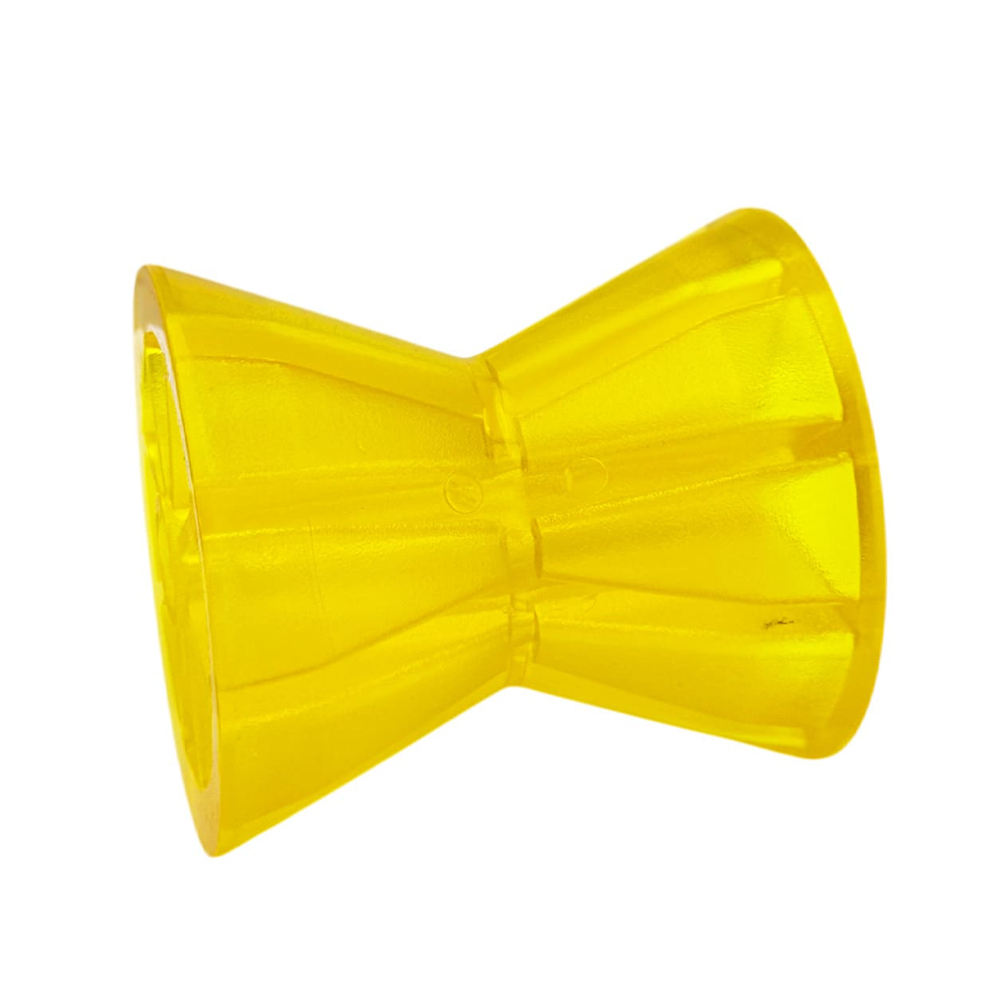 Ролик носовой L=95 мм D=87/54/14.5 мм PVC желтый KNOTT