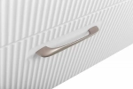Тумба с раковиной BelBagno DUE-800-2C-SO-BM-P белый металлик