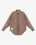 Рубашка Sashina Oversize песочная