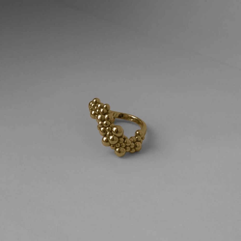 кольцо syren позолота