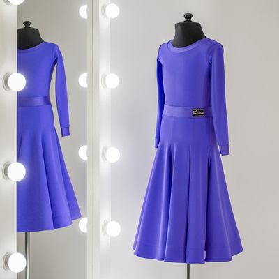 Standart 13-01-01-C | Рейтинговое платье годе для спортивных бальных танцев | Vasileva Dance