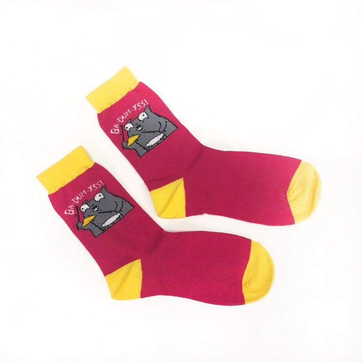 Носки BOOMERANGS Ба-дум-тцц, розовый