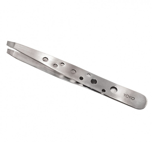 YOKO Пинцет SP 009 скошенный матовый, 95 мм