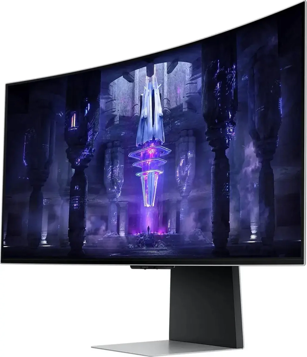 34" Монитор Samsung Odyssey OLED G8 S34BG850SI серебристый 175Hz 3440x1440 OLED