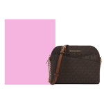 Сумка MICHAEL KORS MK Jet Set Travel LOGO PVC, 35F1GTVC6B-BROWN