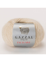 Пряжа Exclusive, 25г, 200м,60%тонкая мериносовая шерсть супервош, 30%шёлк, 10%супер кид мохер (цена за 1шт)