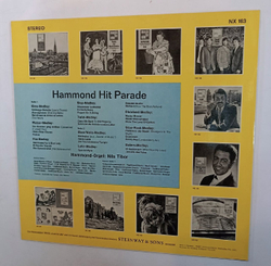 Винтажная виниловая пластинка Nils Tibor Hammond Hit Parade (Germany 1972)
