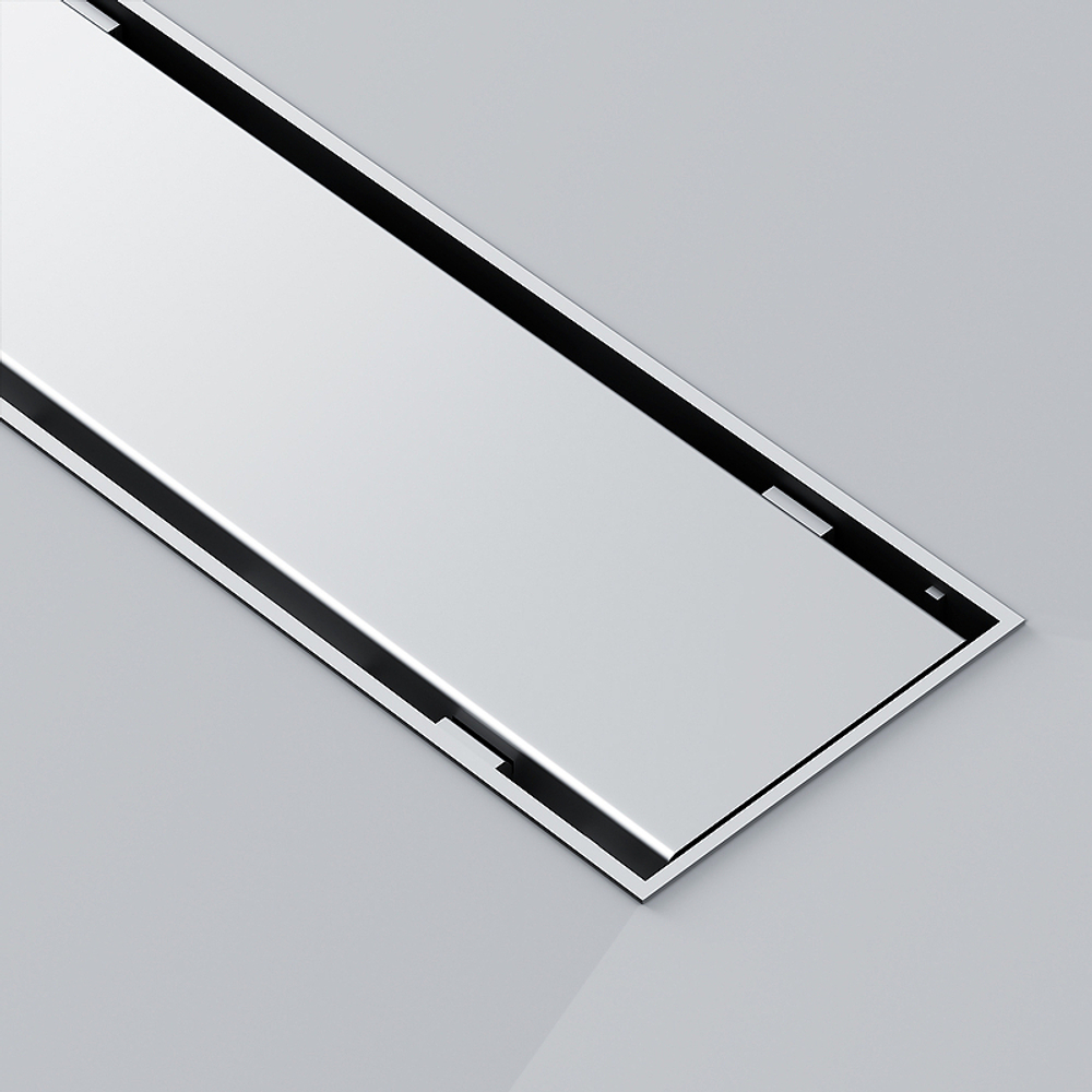 Душевой лоток AM.PM PrimeFlow 80 W02SC-U11-080-04SB с решеткой Хром матовый / под плитку Tile