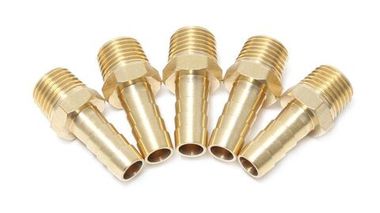 Штуцер пневматический наруж. резьба 1/4''- ''елочка''12мм, к-т 5шт. Forsage F-MH04/08K