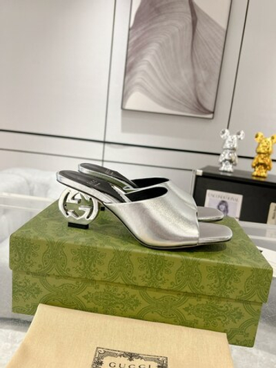 Gucci Interlocking G Heel Sandal 5.5 cm