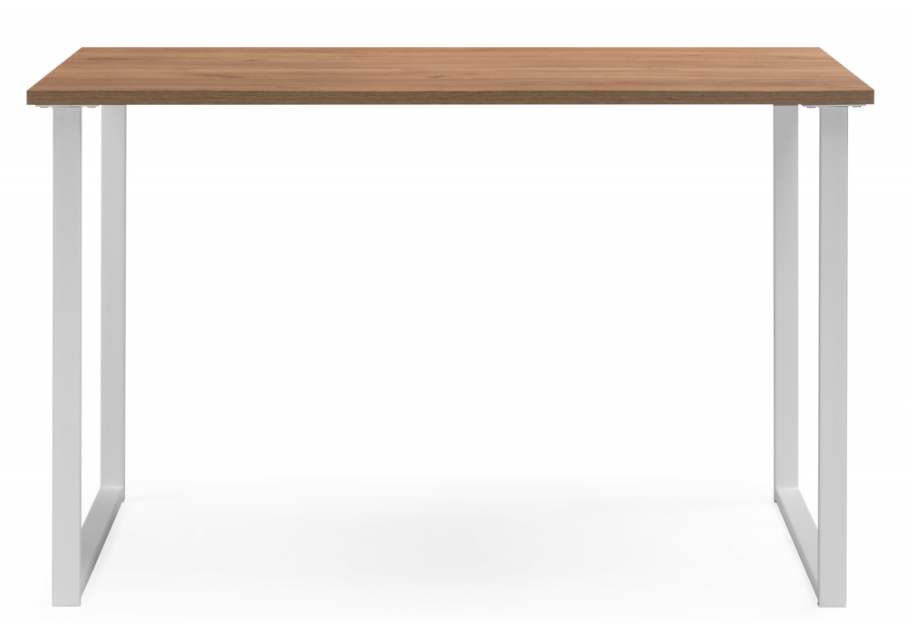 Стол деревянный Woodville Лиман 140 x 80 дуб крафт золотой, белый матовый, ножки белые