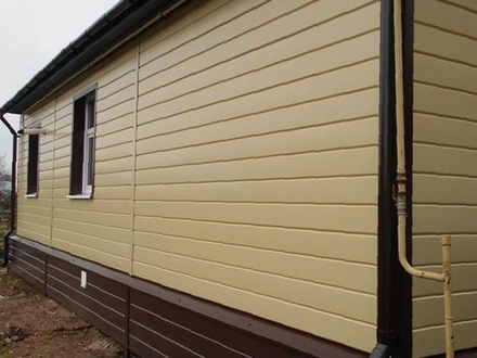 Сайдинг металлический L -Брус Norman MP ПЭ- RALL 1014 Слоновая кость, 0.5мм