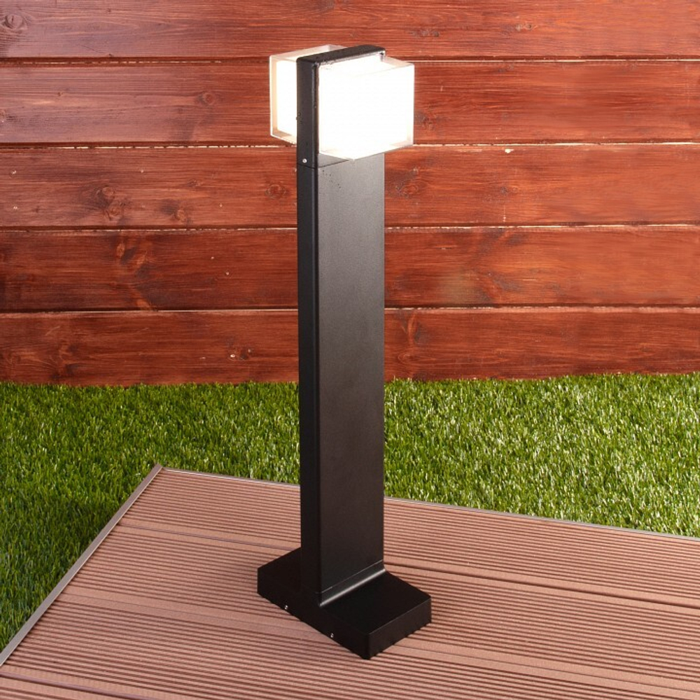 Уличный наземный низкий светильник Elektrostandard 1520 TECHNO LED черный