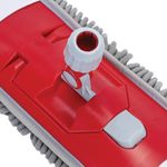 Швабра КОМПЛЕКТ черенок 75-130 см + флаундер 50 см + МОП микрофибра СИНЕЛЬ (ТИП К), PERKLIN (ПЕРКЛИН), 700983