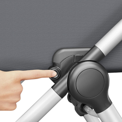 Детская коляска Maxi-Cosi Leona2 Oria 3 в 1 с автокреслом CabrioFix Select grey 1204390110 Twillic Black/1507050110 Essential Grey