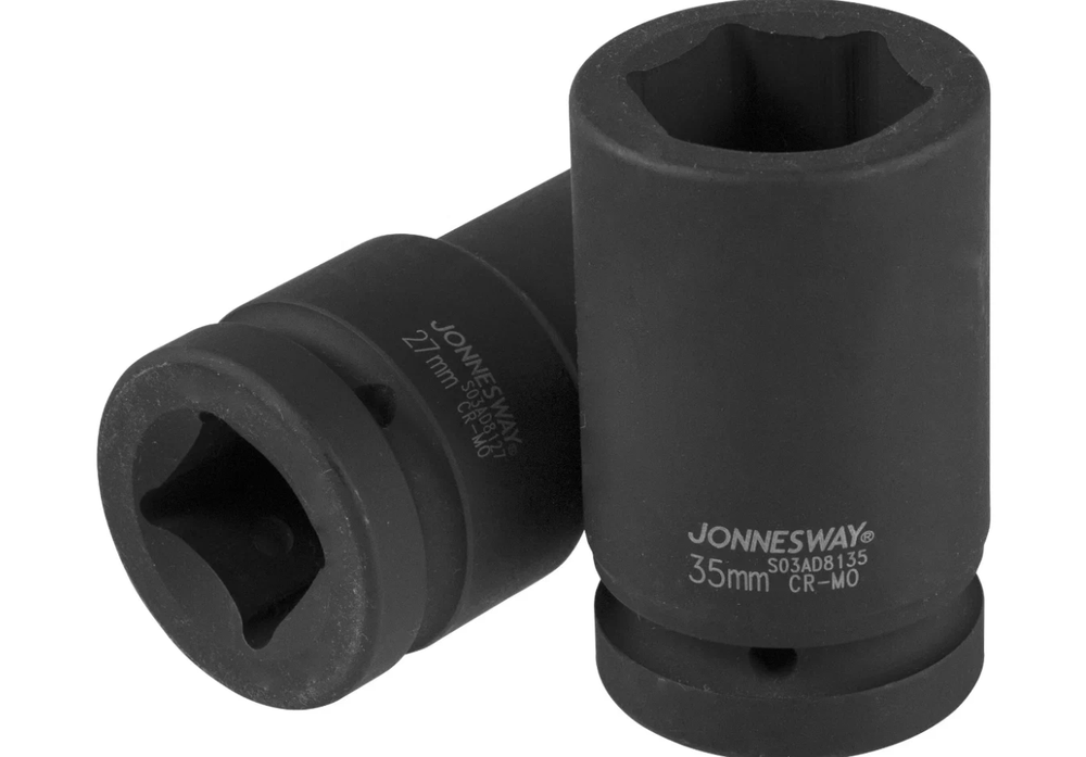 Головка торцевая JONNESWAY S03AD8135, ударная, глубокая, 1", 35мм