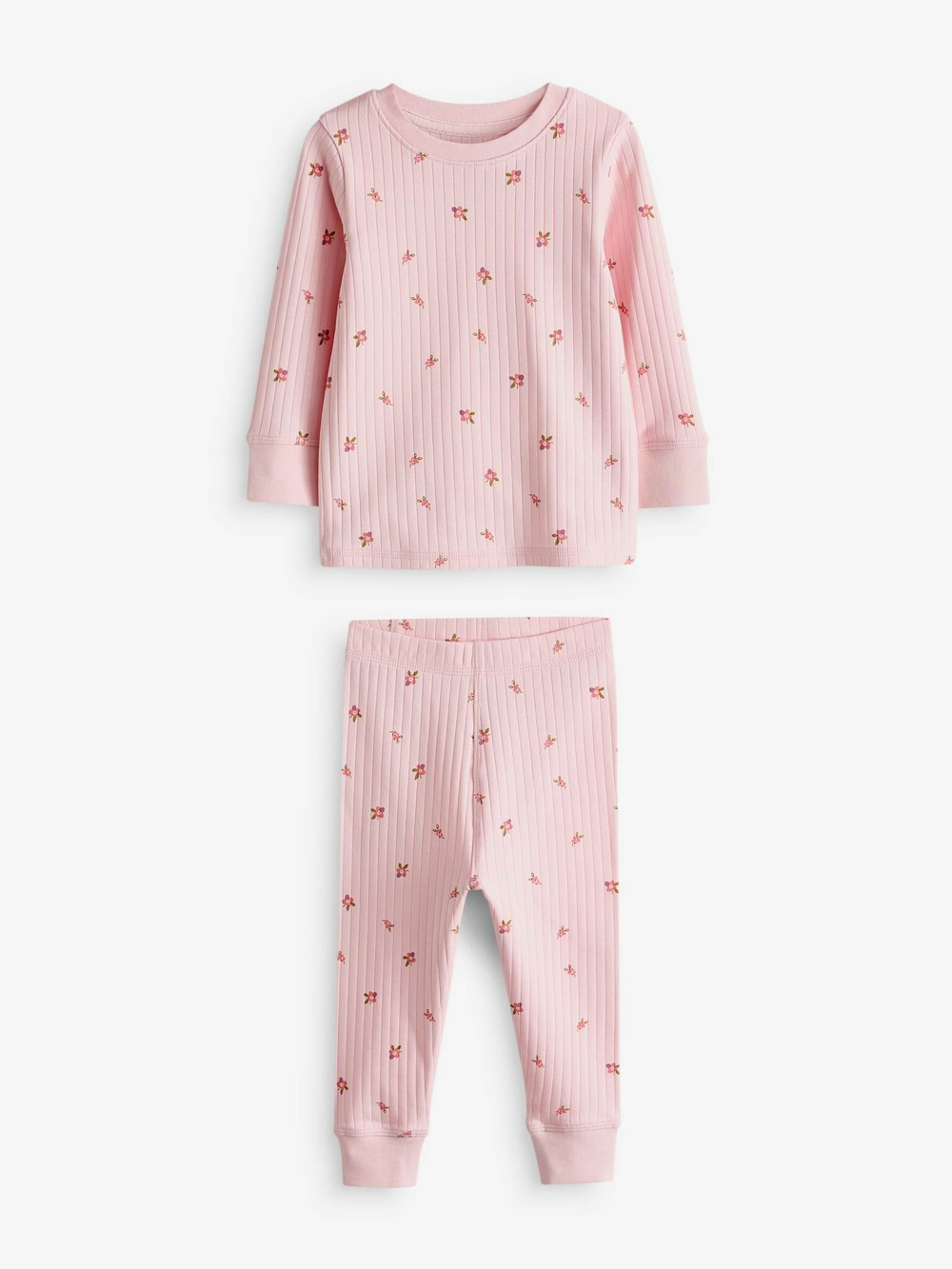 Пижама для девочки Next Q96-755, 3 шт., Розовый, Молочный