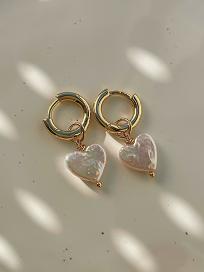 Серьги Любовь из жемчуга