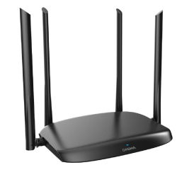 Digma DWR-AC1202 Роутер беспроводной AC1200 10/100/1000BASE-TX черный