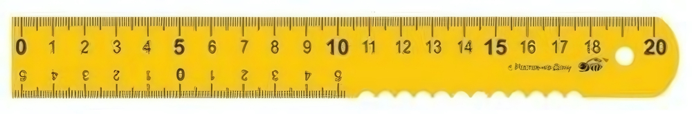 Линейка пластик 20см. (Пчелка)